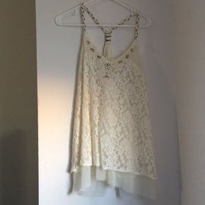 Lace tank